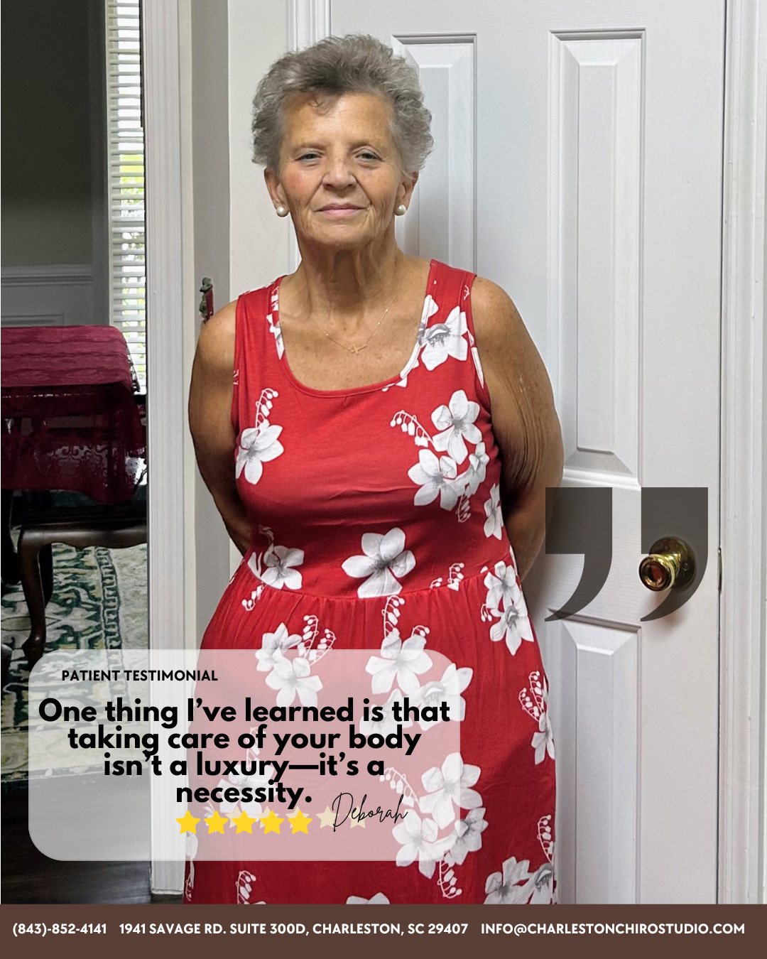 Deborah, Patient of the Month August 2026